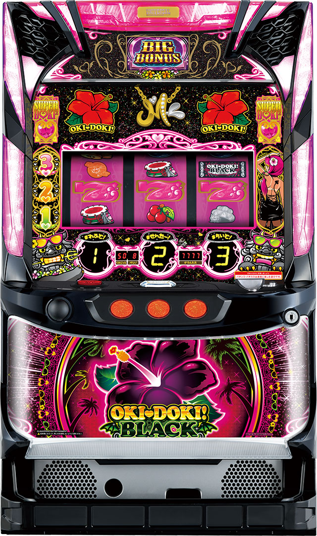 沖ドキ！BLACK│6.5号機 スペック 機械割 ボーナス確率 天井 新台 AT機